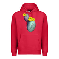 Cardinal Opunthia Santa Rita Cactus Premium Hoodie - LillyAllenDesigns