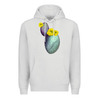 Dove Grey Opunthia Santa Rita Cactus Premium Hoodie - LillyAllenDesigns