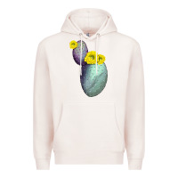 Pale Pink Opunthia Santa Rita Cactus Premium Hoodie - LillyAllenDesigns