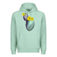 Seafoam Opunthia Santa Rita Cactus Premium Hoodie - LillyAllenDesigns