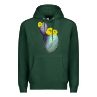 Sports Green Opunthia Santa Rita Cactus Premium Hoodie - LillyAllenDesigns