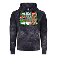 Cloud Black merry and bright cockapoo Vintage Hoodie - RanaPortraitStore