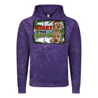 Cloud Purple merry and bright cockapoo Vintage Hoodie - RanaPortraitStore
