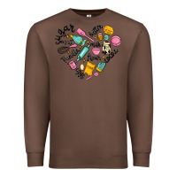 Chestnut vanilla eggs sugar cocoa and kitchen heart Premium Sweatshirt - MaliasSmallBusiness
