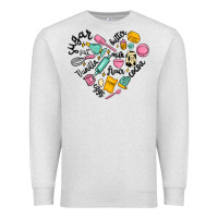 Oatmeal Heather vanilla eggs sugar cocoa and kitchen heart Premium Sweatshirt - MaliasSmallBusiness