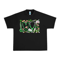 Black st.patricks love nurse Urban Heavy Tee - RacoonDesign