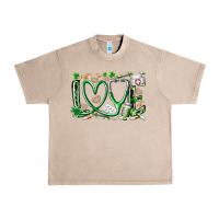 French Oak st.patricks love nurse Urban Heavy Tee - RacoonDesign