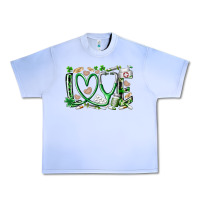 Grape Ice st.patricks love nurse Urban Heavy Tee - RacoonDesign