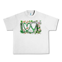 Lunar Rock st.patricks love nurse Urban Heavy Tee - RacoonDesign