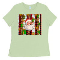 Matcha santa with gifts Ladies Tee - AdoDesignShop