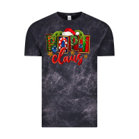 Cloud Black Christmas popi claus Vintage Tee - FaDigitalArtStudio