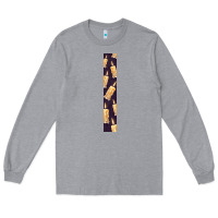 Heather Grey Halloween Key Fob Long Sleeve Tee - BundleAndBundleShop