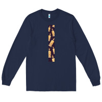 Navy Halloween Key Fob Long Sleeve Tee - BundleAndBundleShop