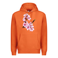 Carrot Peach Blossom Illustrations Premium Hoodie - LillyAllenDesigns