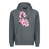 Rock Peach Blossom Illustrations Premium Hoodie - LillyAllenDesigns
