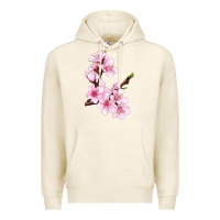 Tofu Peach Blossom Illustrations Premium Hoodie - LillyAllenDesigns