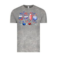 Cloud Rock 4th of July wine glasses Vintage Tee - Neo Western
