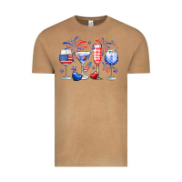 Vintage Camel 4th of July wine glasses Vintage Tee - Neo Western
