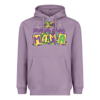 Lavender mardi gras mama Heavyweight Hoodie - MaliasSmallBusiness