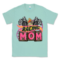 Seafoam racing mom with racing oto equipment Classic Tee - AdoDesignShop