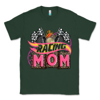Sports Green racing mom with racing oto equipment Classic Tee - AdoDesignShop