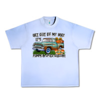 Grape Ice Get Out Of My Way It's Pumpkin Spice Season Urban Heavy Tee - CowhideDigitalArt