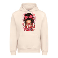 Sandshell one loved mama messy bun Urban Hoodie - texasbilliewilder