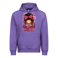 Tulip one loved mama messy bun Urban Hoodie - texasbilliewilder