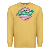 Antique Gold reindeer brewed santa approved pink Premium Sweatshirt - MaliasSmallBusiness
