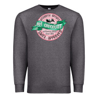 Charcoal Heather reindeer brewed santa approved pink Premium Sweatshirt - MaliasSmallBusiness