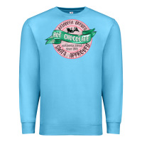 Ocean Blue reindeer brewed santa approved pink Premium Sweatshirt - MaliasSmallBusiness
