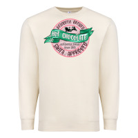Sandshell reindeer brewed santa approved pink Premium Sweatshirt - MaliasSmallBusiness