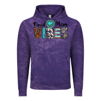 Cloud Purple tired mom vibes Vintage Hoodie - texasbilliewilder