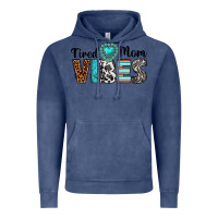 Vintage Denim tired mom vibes Vintage Hoodie - texasbilliewilder