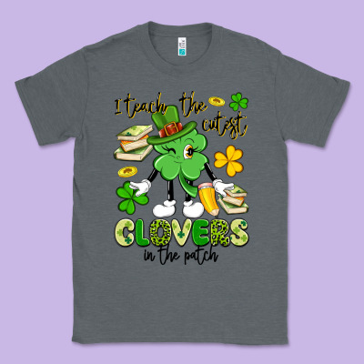 I Teach The Cutest Clovers In The Patch Classic Tee Designed By Artiststas