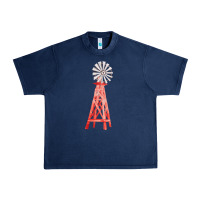 Navy windmill fa element Urban Heavy Tee - FaDigitalArtStudio
