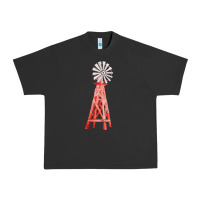 Pigment Black windmill fa element Urban Heavy Tee - FaDigitalArtStudio
