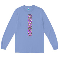 Colony Blue Halloween Key Fob Long Sleeve Tee - BundleAndBundleShop