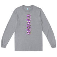 Heather Grey Halloween Key Fob Long Sleeve Tee - BundleAndBundleShop