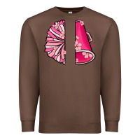 Chestnut custom name cheerleader with megaphone Premium Sweatshirt - MaliasSmallBusiness