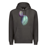 Smoke Opunthia Santa Rita Cactus Premium Hoodie - LillyAllenDesigns