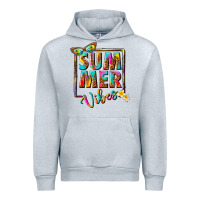Heather Grey summer vibes Urban Hoodie - NancyCooperArtShop