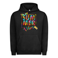 Pigment Black summer vibes Urban Hoodie - NancyCooperArtShop