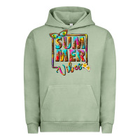 Pigment Oil Green summer vibes Urban Hoodie - NancyCooperArtShop