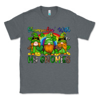 Charcoal Heather shamrockin with my gnomies Classic Tee - Artiststas