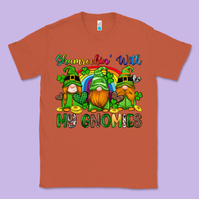 Shamrockin With My Gnomies Classic Tee Designed By Artiststas