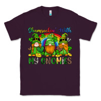 Plum shamrockin with my gnomies Classic Tee - Artiststas