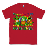 Red shamrockin with my gnomies Classic Tee - Artiststas