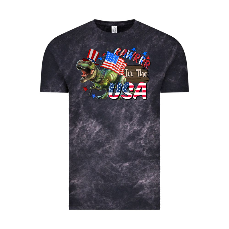 Rawrrr In The Usa 4th Of July Vintage Tee by CowGirlArtShop | Teevron