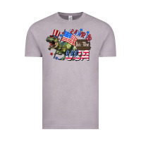 Vintage Zinc Rawrrr in the USA 4th of july Vintage Tee - CowGirlArtShop